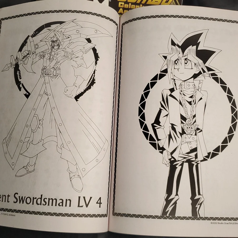 Black Adam & Yu-Gi-Oh! Coloring and Activity‎ Book Set